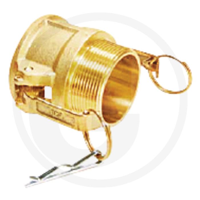 M-deel nw 1 1/4 bsp 1 1/4" 16 bar messing camlock b