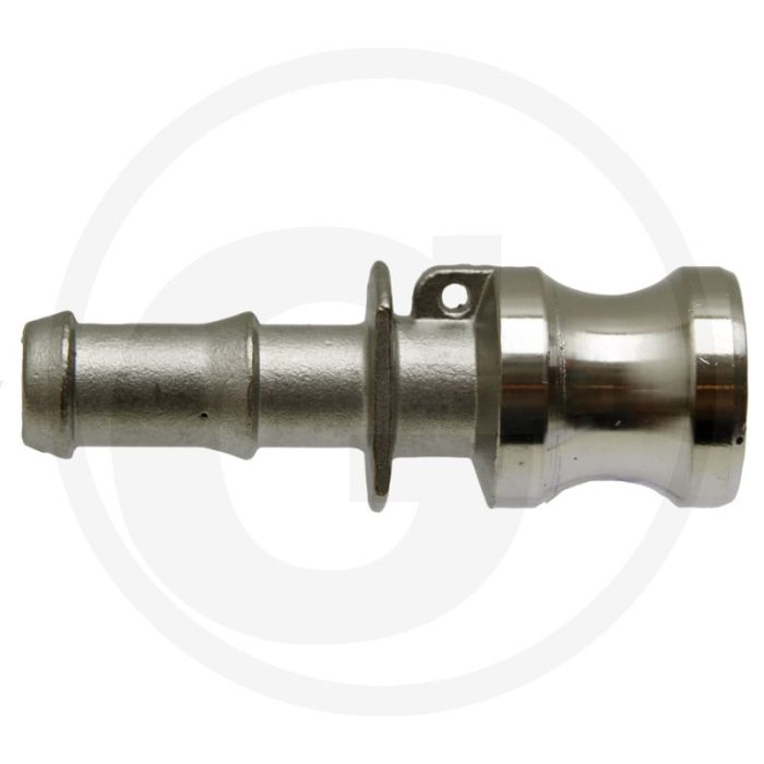 V-deel 2 1/2 inch nw, 63mm slangtule-Ø, 16 bar werkdruk, rvs, camlock e V-deel 2 1/2 inch nw, 63mm slangtule-Ø, 16 bar werkdruk, rvs, camlock e