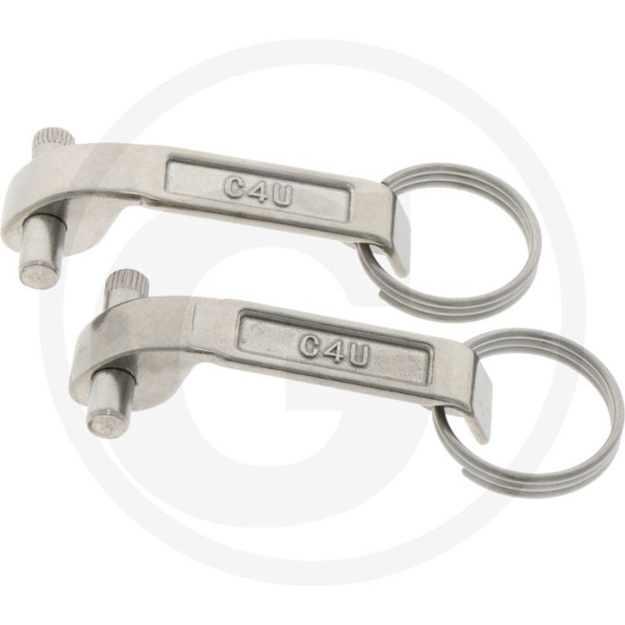 Kit de réparation pour poignée de vanne, 1/2" - 3/4", acier inoxydable.