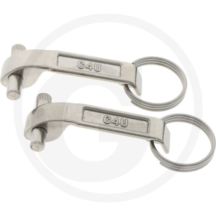 Kit de réparation pour poignée de vanne, 1 1/4" - 2 1/2", acier inoxydable