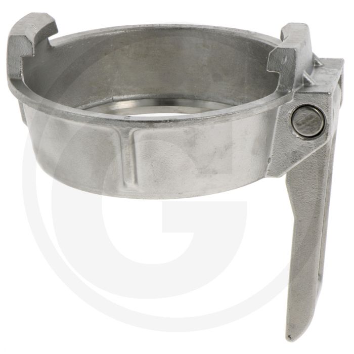 Raccord de remorque-citerne à anneau de serrage Ø 50 / 2", en acier inoxydable