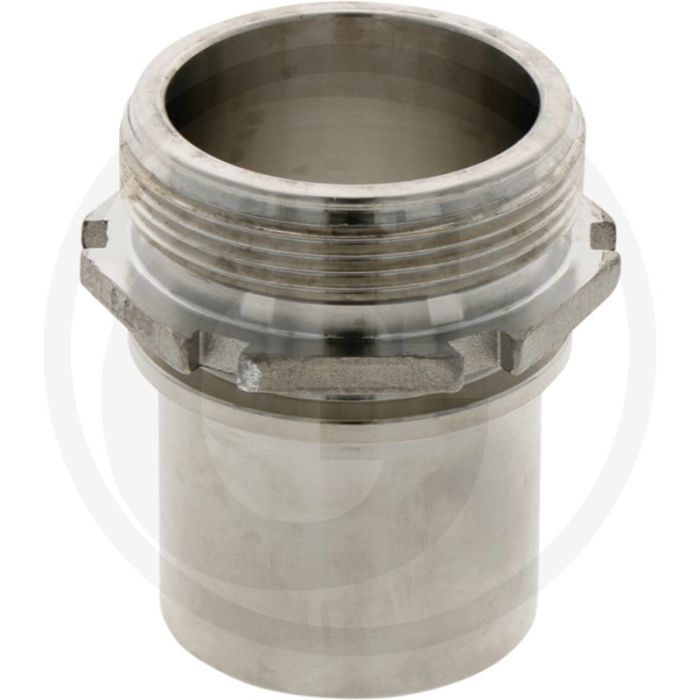 Raccord cannelé v4a - acier inoxydable - raccord pour camion-citerne