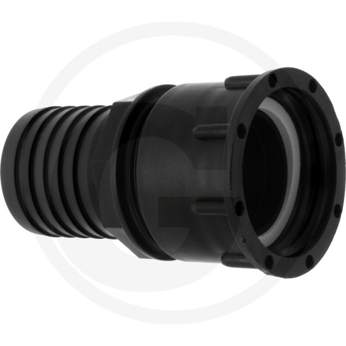 Ibc adapter s60x6, inclusief 50 mm slangtule - draad: s60x6