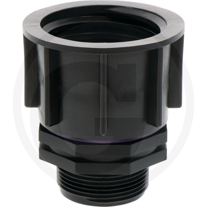 Ibc-adapter lang s60x6 x 1 1/2" buitendraad met zuurbestendige afdichtingen