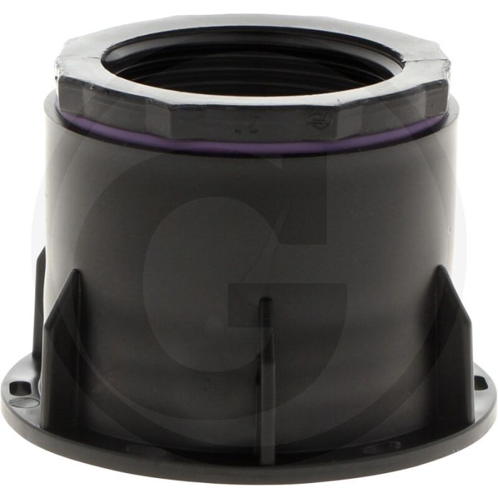 Adaptateur Ibc long S60x6 x 1 1/2" à filetage intérieur avec joints résistants aux acides Adaptateur Ibc long S60x6 x 1 1/2" à filetage intérieur avec joints résistants aux acides