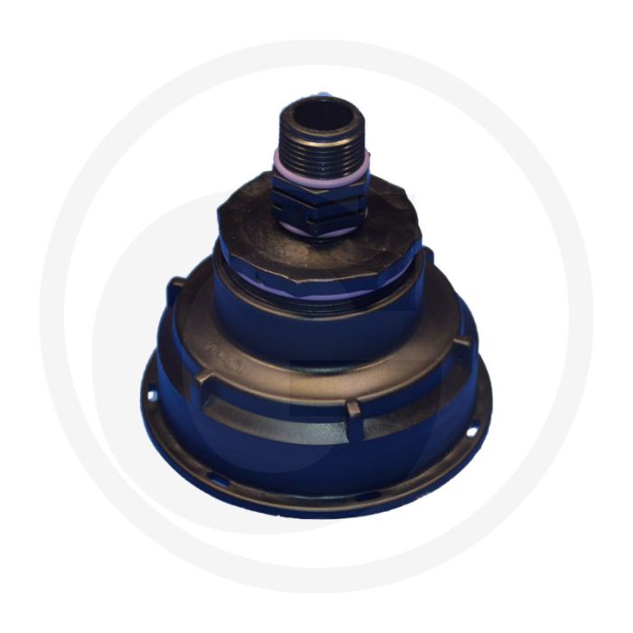 Adaptateur Ibc S100x8 x 3/4" à filetage extérieur avec joint d'étanchéité Adaptateur Ibc S100x8 x 3/4" à filetage extérieur avec joint d'étanchéité