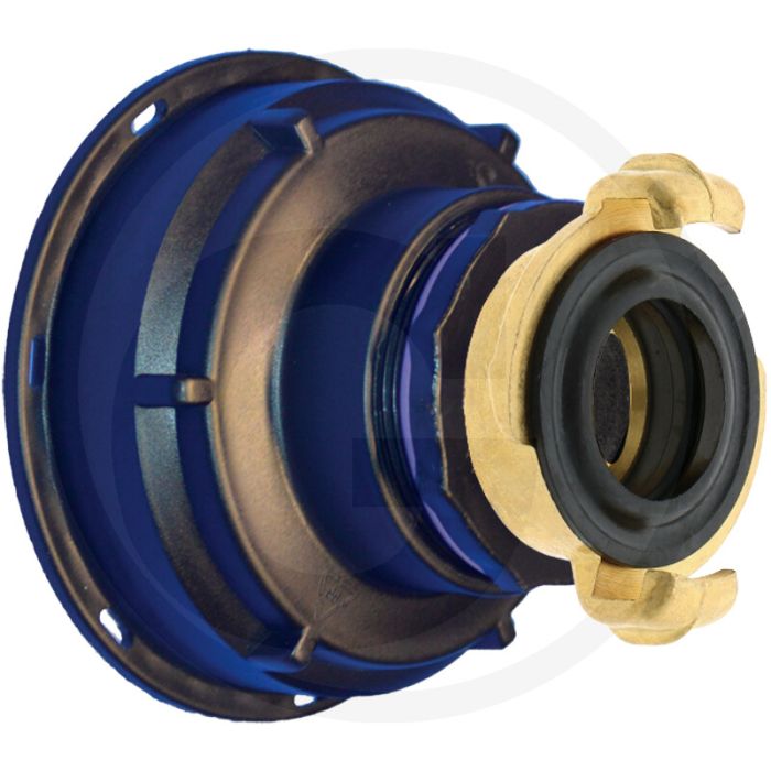 Adaptateur Ibc S100x8 avec raccord à griffes - filetage : S100x8