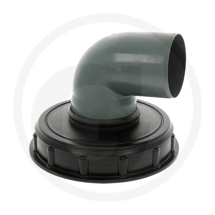 Couvercle d'admission IBC avec coude de 70 mm de hauteur - S165X7 - NW 150 Couvercle d'admission IBC avec coude de 70 mm de hauteur - S165X7 - NW 150