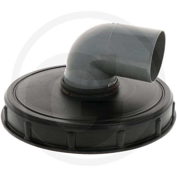 Inlaatdeksel ibc met 70 mm ht bocht - s245x6 - nw225