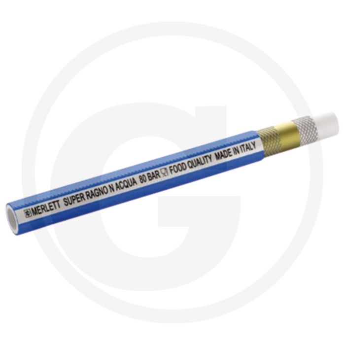 Pvc-slang spiraalslang 13mm binnen-Ø 23mm buiten-Ø 80°c werkdruk 240 bar barstdruk - per meter