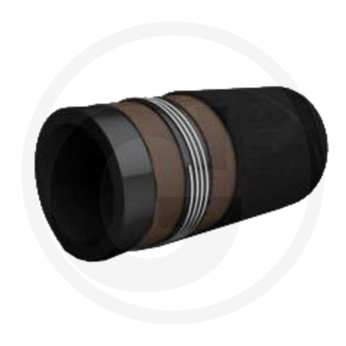 Tuyau d'aspiration et de refoulement en caoutchouc - Ø intérieur : 127 mm