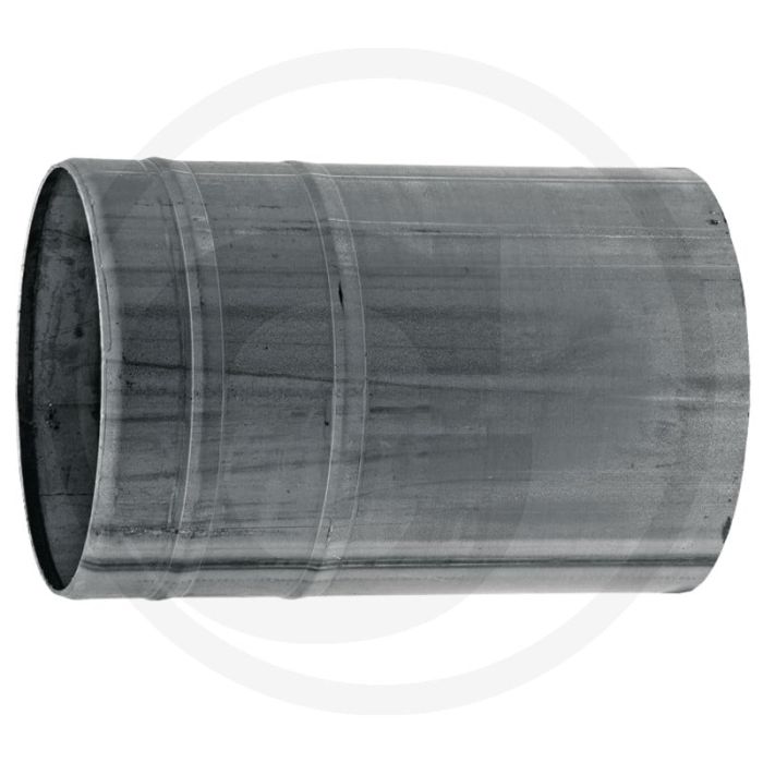 Slangtule Ø 110mm/4" met 2 ribbels, zwart