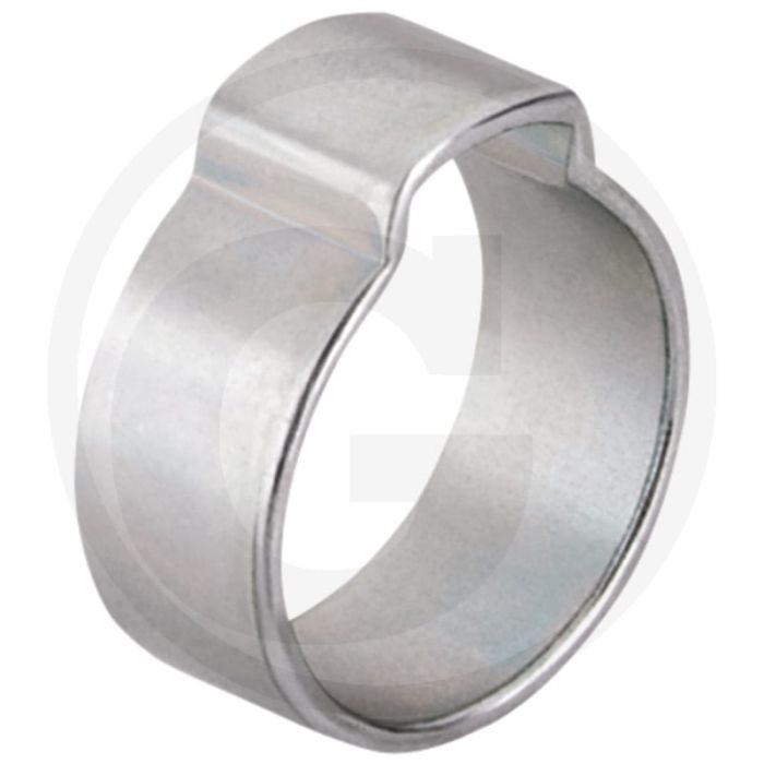 1 oor-klem - klembereik 16-18mm, staal, verzinkt, w1, 7mm