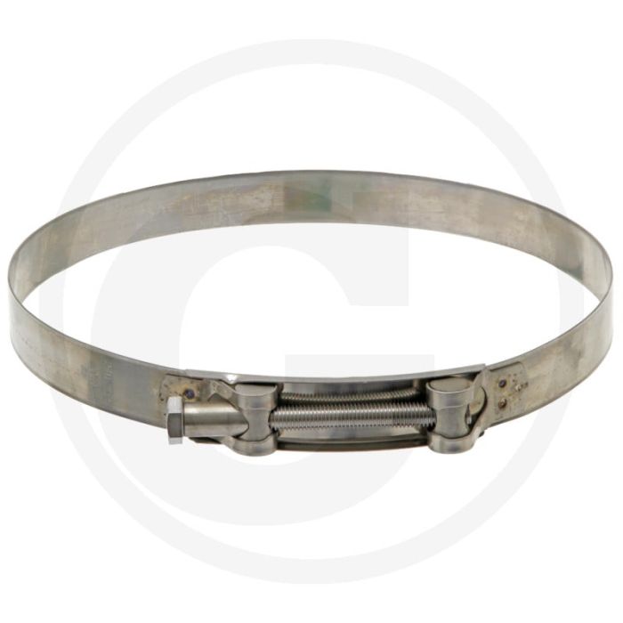 Collier de serrage Ø : 162 - 174 mm Ø 162 - 174 mm - acier inoxydable, pression de service max. 10 bars