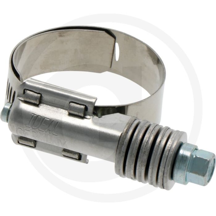 Collier de serrage à ressort - plage de serrage : 82,6 - 104,8 mm - galvanisé - w1 - traitement du lisier et technologie du biogaz