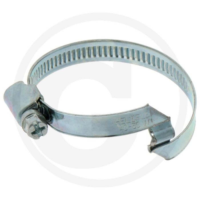 Collier de serrage pour tuyau flexible Ø 75 - 95 mm - plage de serrage : 75 - 95 mm, galvanisé, classe de qualité w1