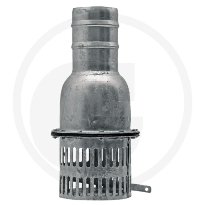 Voetventiel 125 mm / 5" - capaciteit: 120 m³/uur