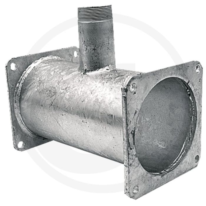 Tussenstuk 6" met 2" buitendraad, 300 mm lengte