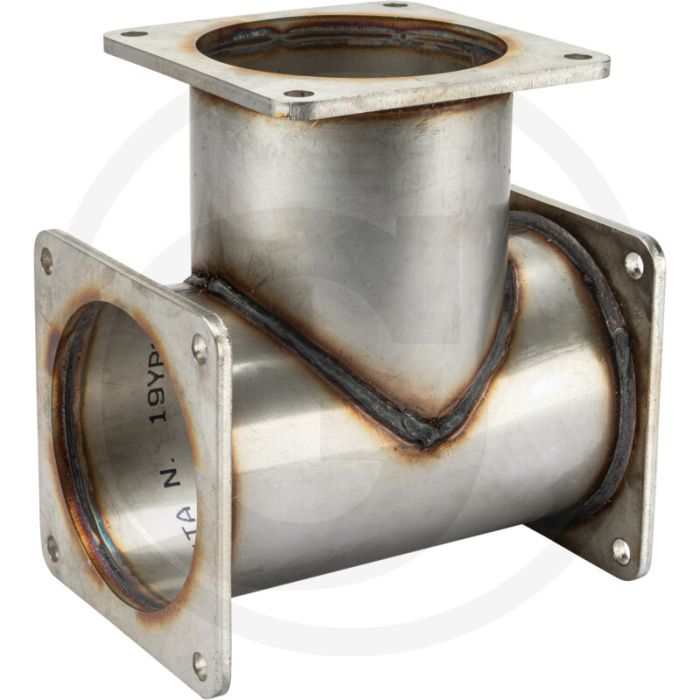 Raccord en T 6" x 6" x 6", acier inoxydable, 150 x 150 x 150 mm, acier inoxydable