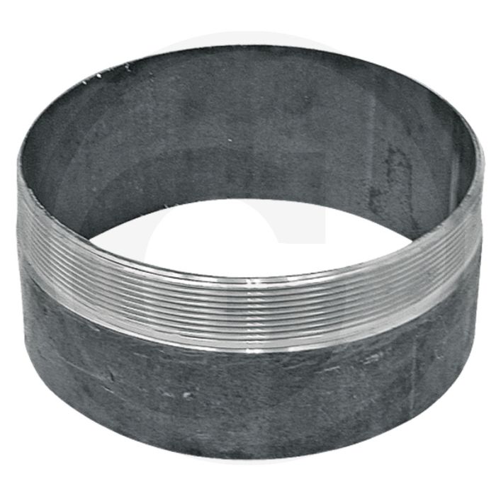 Pièce filetée avec filetage extérieur 4" - acier, noir, longueur 70 mm