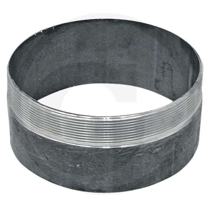 Pièce de fil métallique à filetage extérieur - 5" x 70 mm, acier, noir