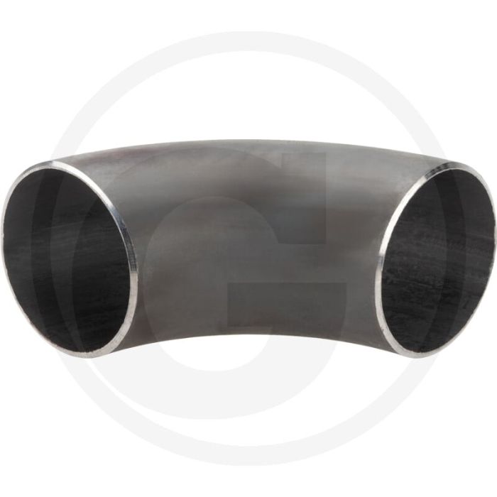 Lasbocht 90°, 8" - staal, zwart, Ø 219,5mm, wanddikte 5,9mm