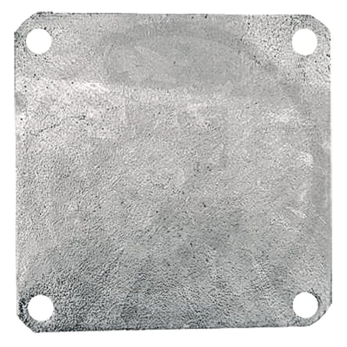 Bride carrée 6" - entraxe des trous 150 x 150 mm