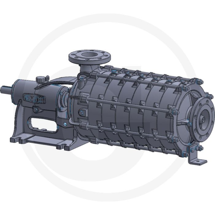 Pompe centrifuge horizontale à plusieurs étages Rovatti s3k80-90/7e - pression de service maximale de 26 bars Pompe centrifuge horizontale à plusieurs étages Rovatti s3k80-90/7e - pression de service maximale de 26 bars