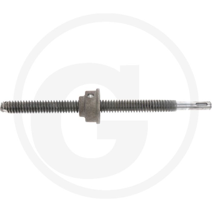 Bauer reparatieset spindel en moer voor steunpoot - passend voor rainstar e1, e2, e11, e21