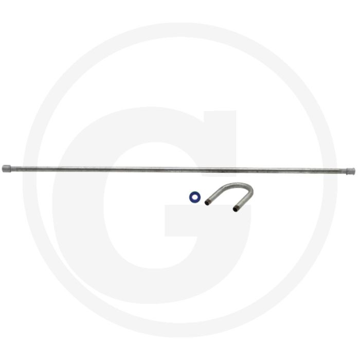 Bauer bauer spray pipe 1.7 m rigide, coude 180°, galvanisé