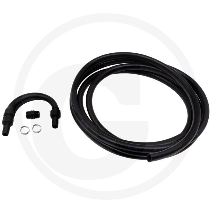 Sproeileiding flexibel 3m met 180° bocht, voor sproeiers met extra gewicht