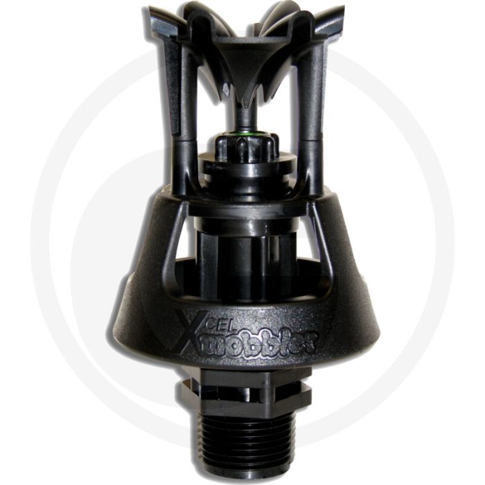Senninger vollkreisregner, 1/2" ag mittlerer winkel, stehend, düse nr. 7 - 360° hoek