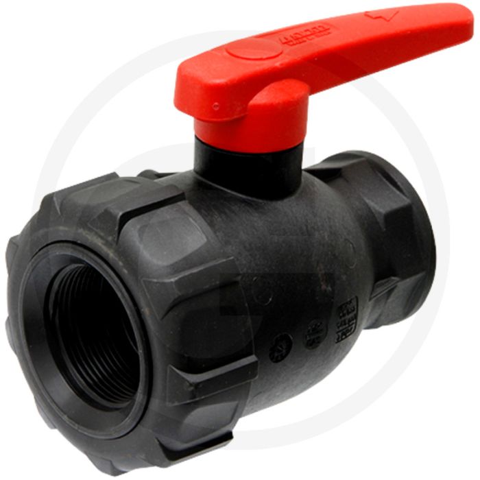 Arag arag kogelkraan - 2-wege, ig 1 1/2", pp kogel