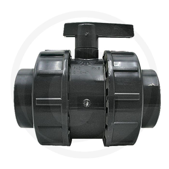 Kogelkraan 2-wege ig 1 1/4" pp 10 bar 32mm
