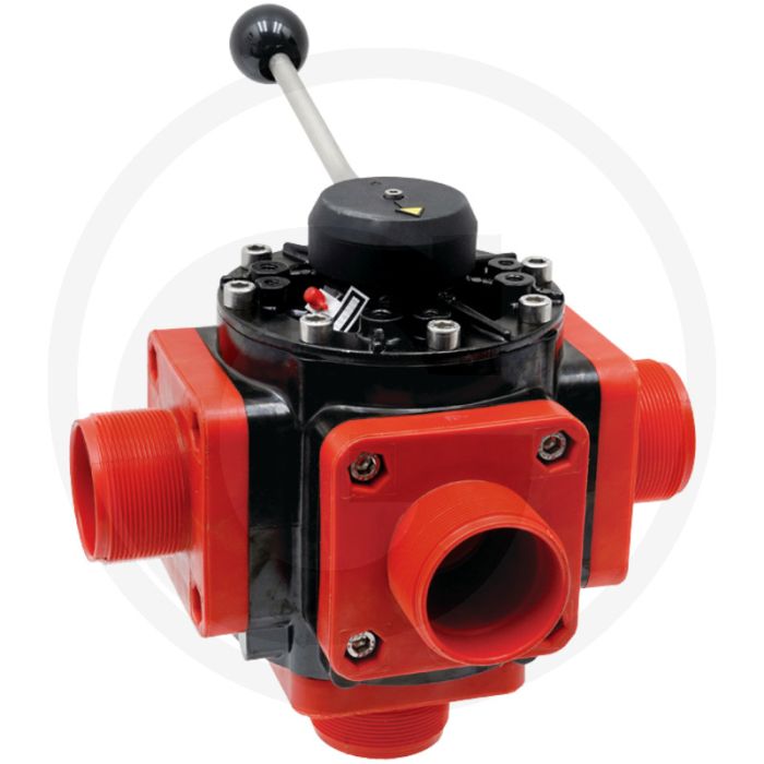 Polmac polmac 5-weg kogelkraan 2 1/2" - flensuitvoering q123