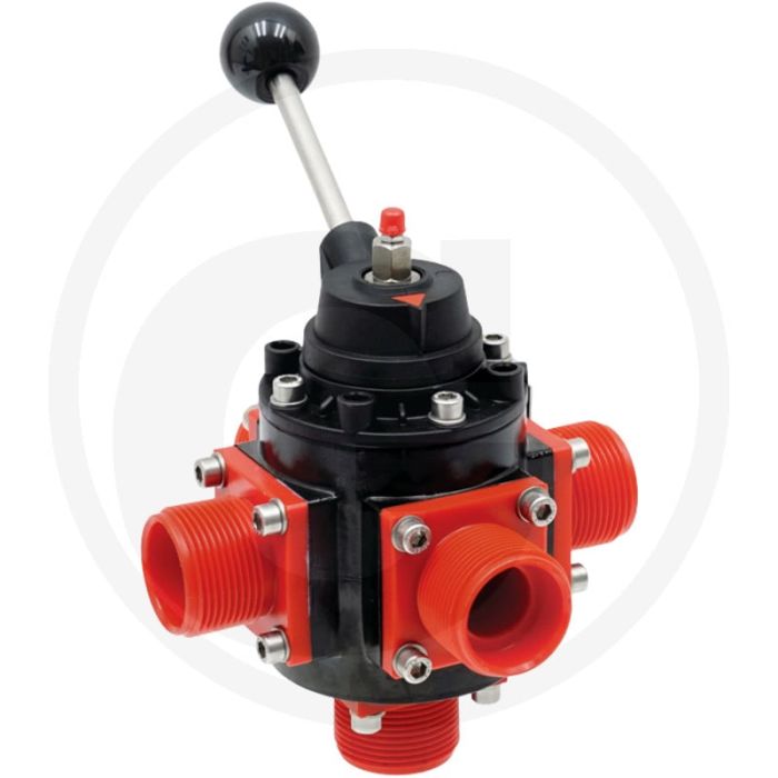 Polmac polmac 5-weg kogelkraan 1 1/4" - flensuitvoering q55