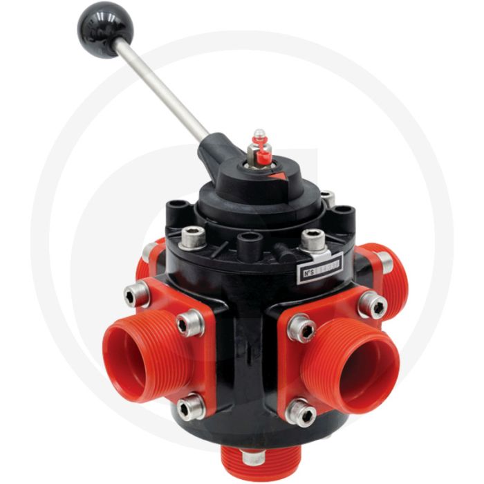 Polmac polmac 5-weg kogelkraan 1 1/2" - flensuitvoering q65