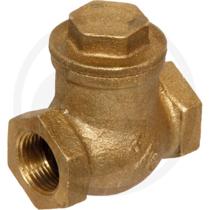 Mz mz klep 6\" messing met rubberen afdichting - arin3100150000
