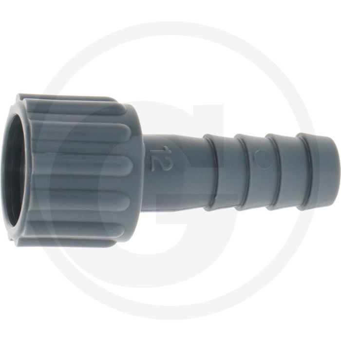 Slangtulle 2/3 - Ø 19mm, 3/4" binnendraad, pp, max. werkdruk 10 bar
