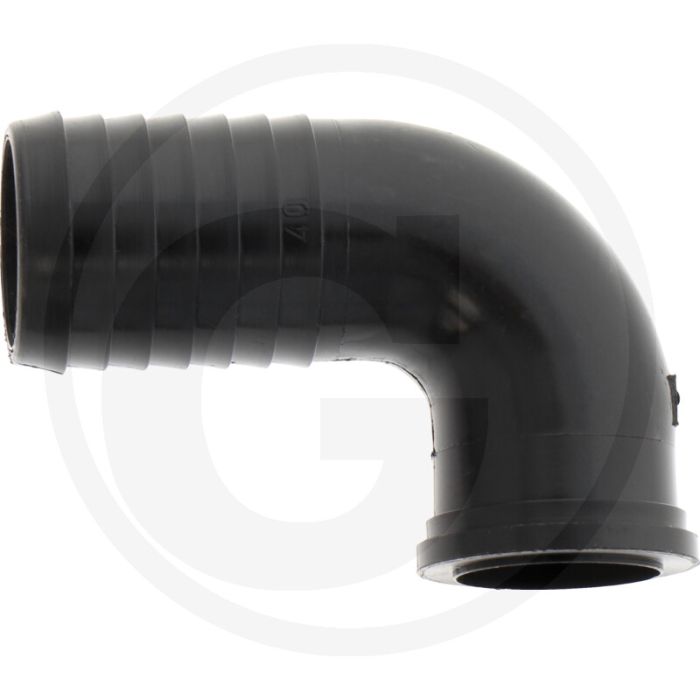 Arag arag slangaansluiting 90° afdichting en wartelmoer dienen apart besteld te worden! - pvc, Ø 10mm, 1/2" wartelmoer