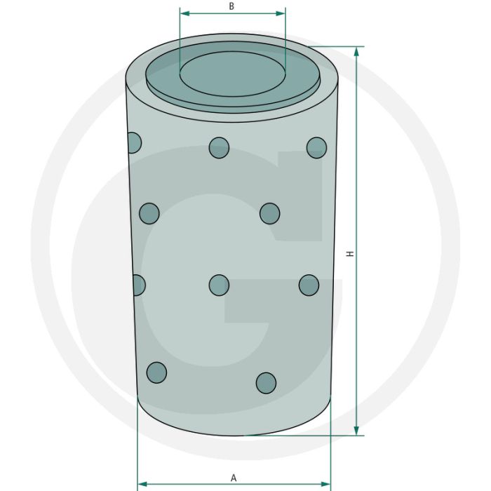 Filtre à huile hydraulique / de transmission Fleetguard