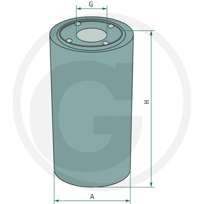 Filtre à huile hydraulique / de transmission Fleetguard Filtre à huile hydraulique / de transmission Fleetguard