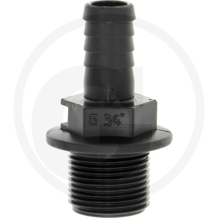 Arag arag gerader schlauchanschluss 3/4" Ø16 mm pvc hose grommet-Ø 16mm