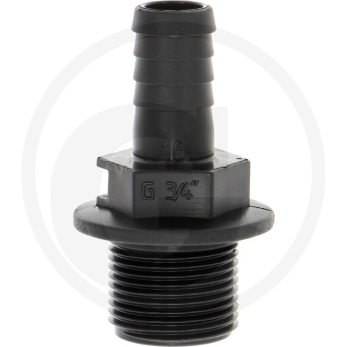 Arag arag gerader schlauchanschluss 3/4" Ø16 mm pvc hose grommet-Ø 16mm