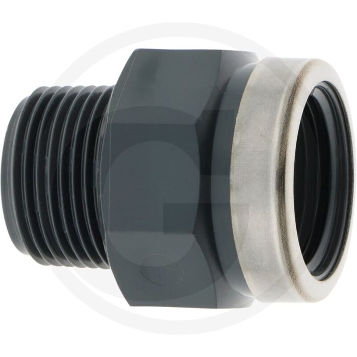 Verloopsok 1/2" pvc-u 16 bar max. werkdruk