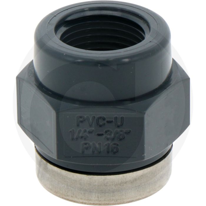 Draadmof pvc-u 1/4"-3/8" (max. 16 bar)