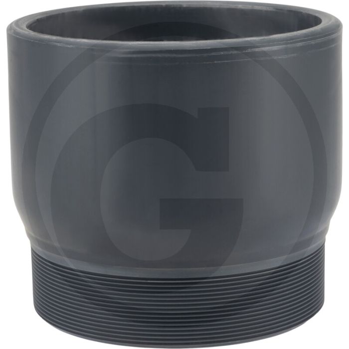 Pvc Übergangsnippel 160 mm x6" - max. werkdruk 16 bar