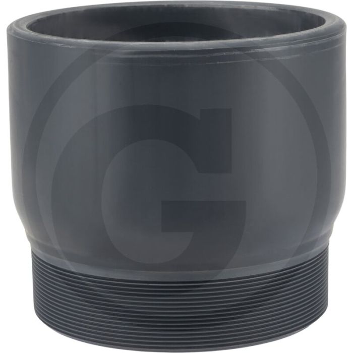 Pvc Übergangsnippel 160 mm x6" - max. werkdruk 16 bar