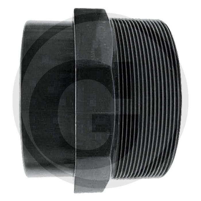 Verloopsok 1/4" naar 3/8" pvc-u met max. werkdruk 10 bar