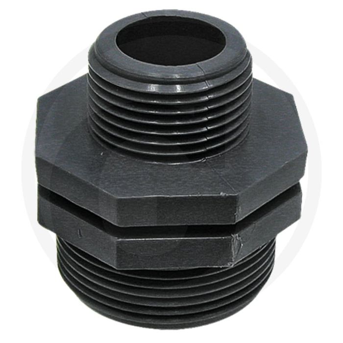 Double mamelon réduit - filetage extérieur : 1 1/4" → 1"